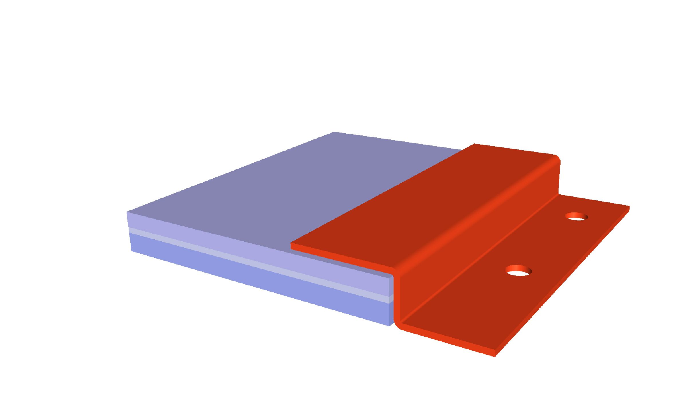 Z-SHAPED PROFILE FRAME WITH OR WITHOUT BORE